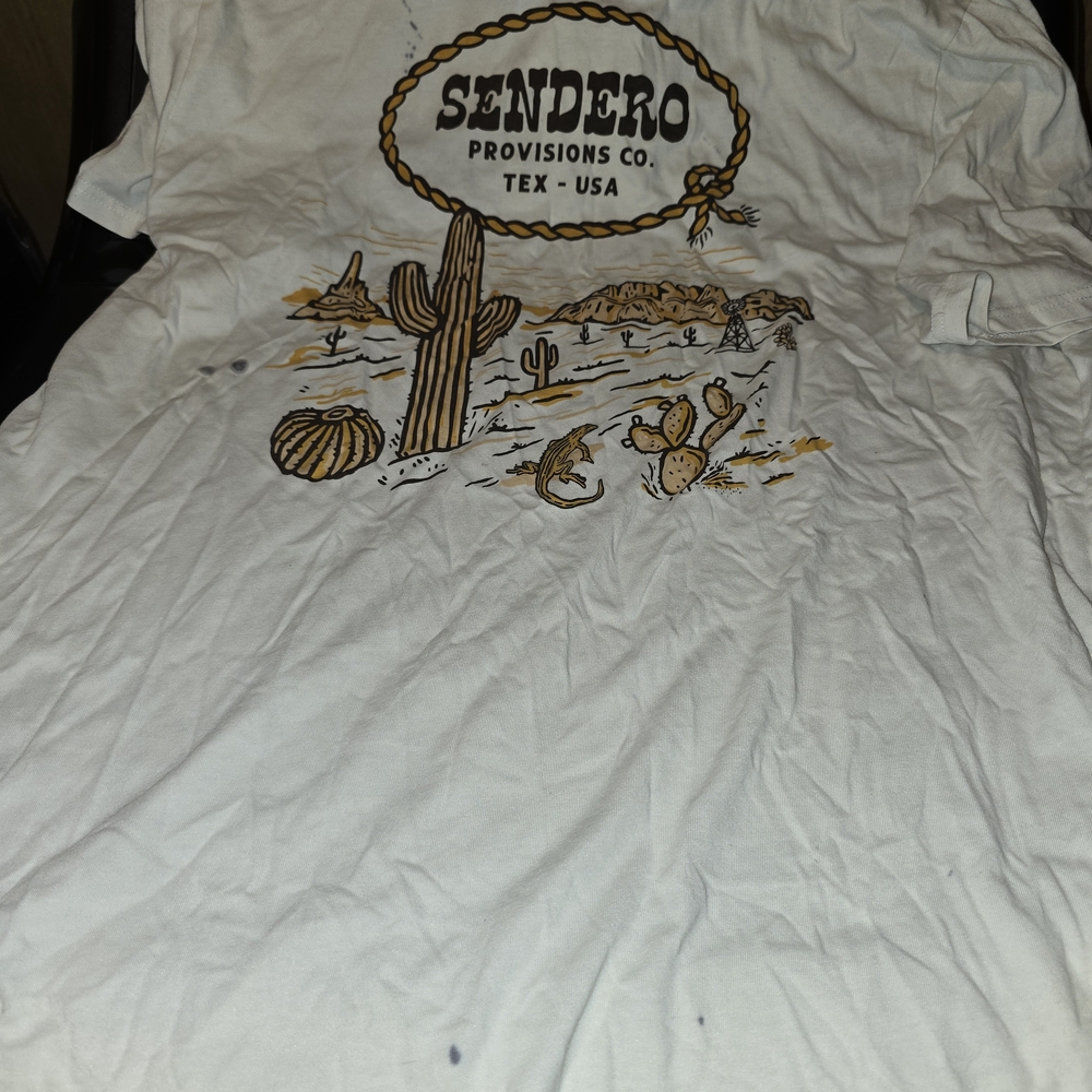 Sendero Provisions Co. White Graphic T-Shirt